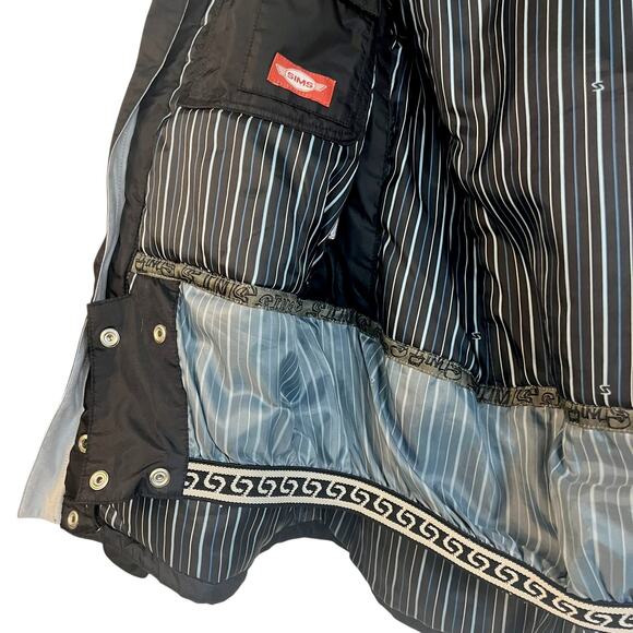 SIMS Women's Size Large Ski Snowboard Hooded Jacket Winter Coat Black Outerwear - Picture 9 of 15